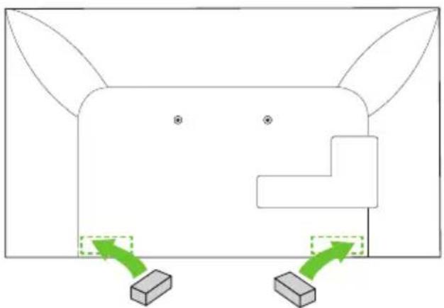LG WB21LMB - 3-1) Separation distance between TV and wall: 13 mm (0.5 inches) - 3