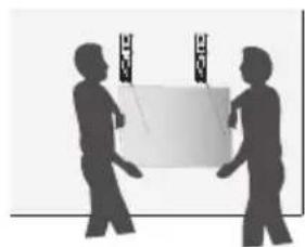 LG WB21LMB - 2-1) Separation distance between TV and wall: 19 mm (0.7 inches) - 4