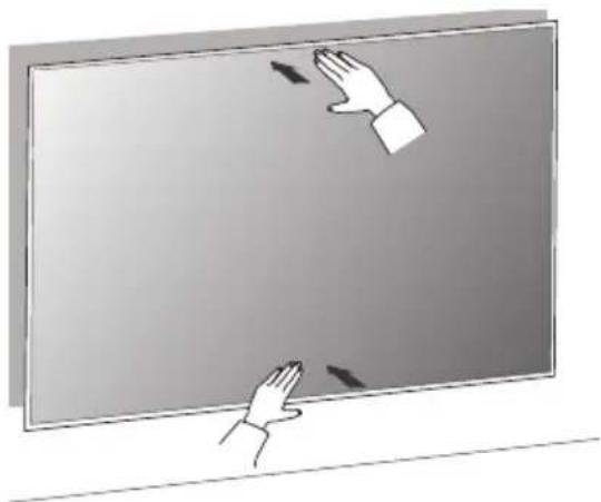 LG WB21LMB - 2-1) Separation distance between TV and wall: 19 mm (0.7 inches) - 7