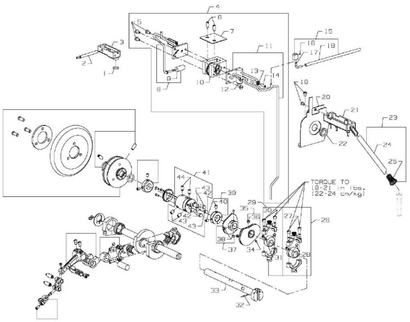 Union Special 36200UAK52 - MAIN FRAME, BUSHINGS & MISCELLANEOUS EYELET & COVER PARTS - 1