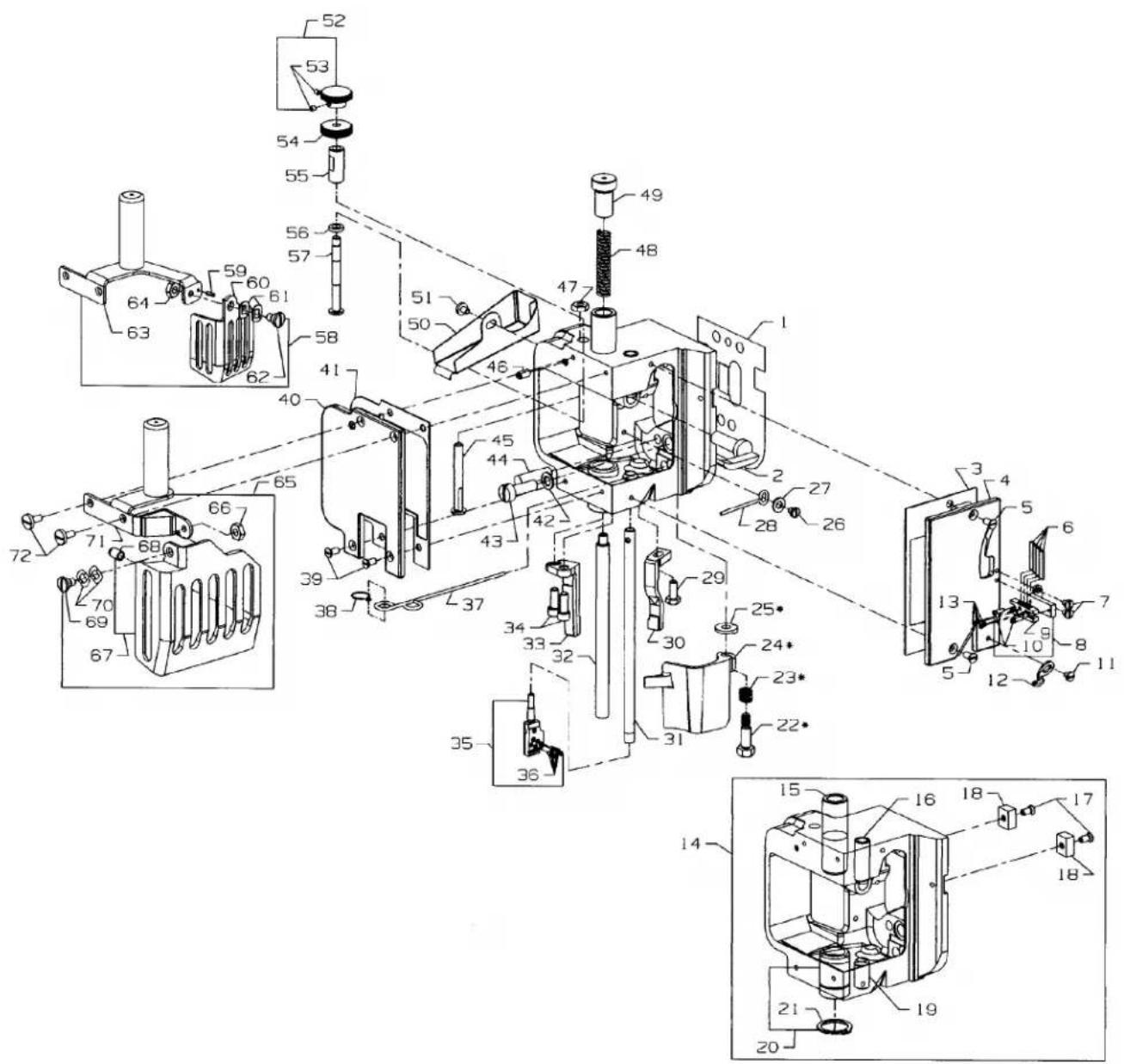 Union Special 36200UAK52 - TENSION PARTS - 1
