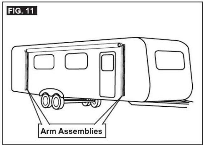 FIG. 11 Arm Assemblies