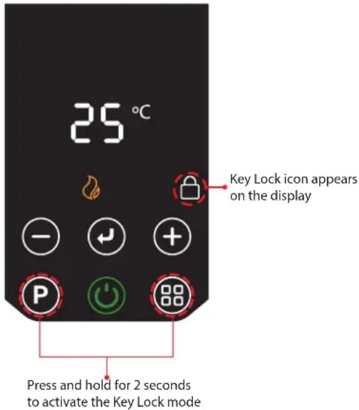 DIMPLEX ML3BTA - KEY LOCK - 1