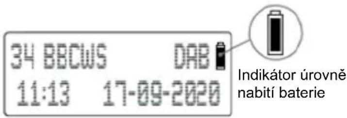 34 BBCWS DAB 11:13 17-09-2020 Indikátor úrovně nabití baterie