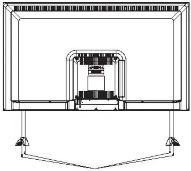 SENCOR SLE 40F17TCS - Pokyny k instalaci podstavce - 1