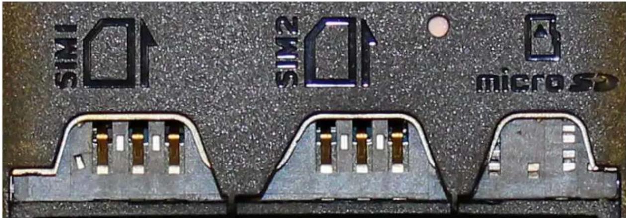 myPhone 7300 - Installation of the SIM card(s), memory card and battery - 2