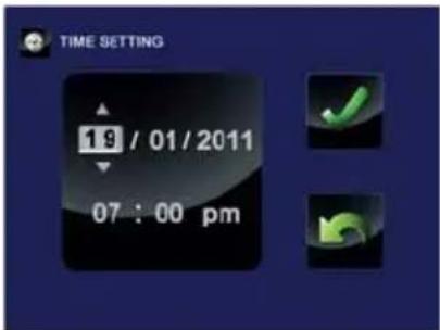 TOSHIBA Camileo AIR 10 - Time settings - 1