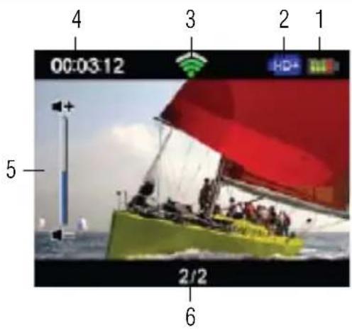 TOSHIBA Camileo AIR 10 - LCD screen information - 1