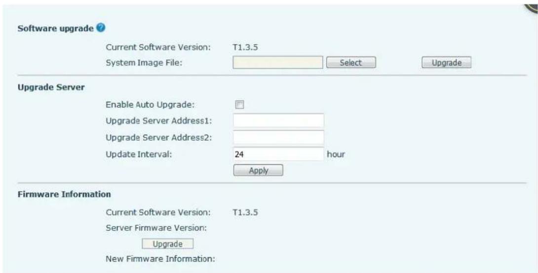 2N Telecommunications IP Handset - System >> Upgrade - 1