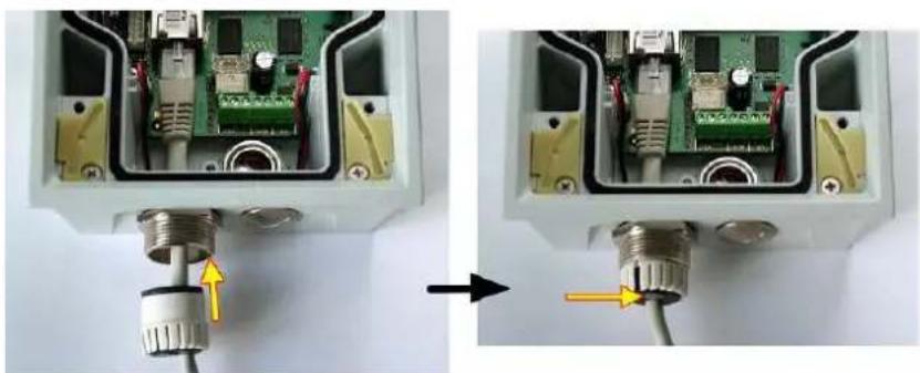 2N Telecommunications IP Force - How to Pull a RJ-45 Terminated Cable through a Bushing - 6
