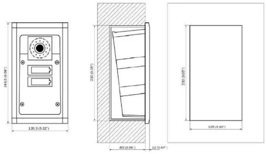 2N Telecommunications IP Force - Flush mounting - 2