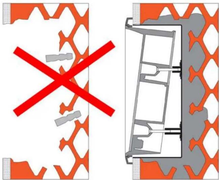 2N Telecommunications IP Force - Flush Mounting - Hollow Bricks - 1
