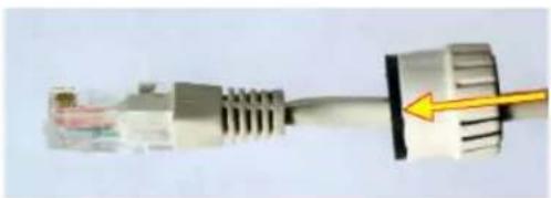 2N Telecommunications IP Force - How to Pull a RJ-45 Terminated Cable through a Bushing - 4