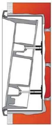 2N Telecommunications IP Force - Flush Mounting - Classic Bricks - 1
