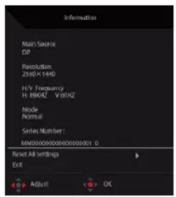 ACER XZ322QUP - Information (Informace) - 2