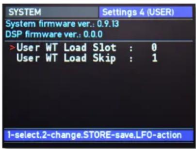 WALDORF M Wavetable - Settings 4 User Page - 1