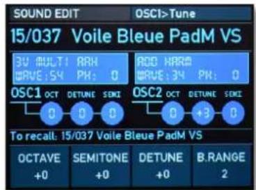 WALDORF M Wavetable - The Display and the 4 Encoders - 1