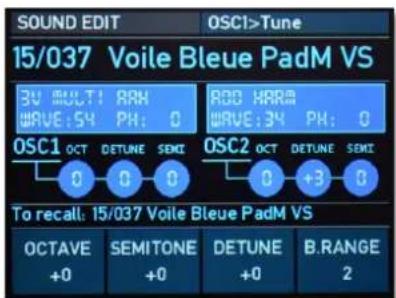 WALDORF M Wavetable - Osc 1 & 2 Tune Pages - 1