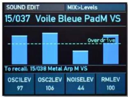 WALDORF M Wavetable - The Mix Display Parameters - 1