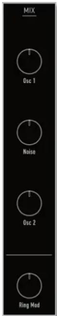 WALDORF M Wavetable - Oscillator Mixer (MIX) Section - 1