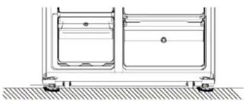 Heinner HSBS-H442NFGWHE++ - LEVELLING AND ANCHOR THE REFRIGERATOR - 2