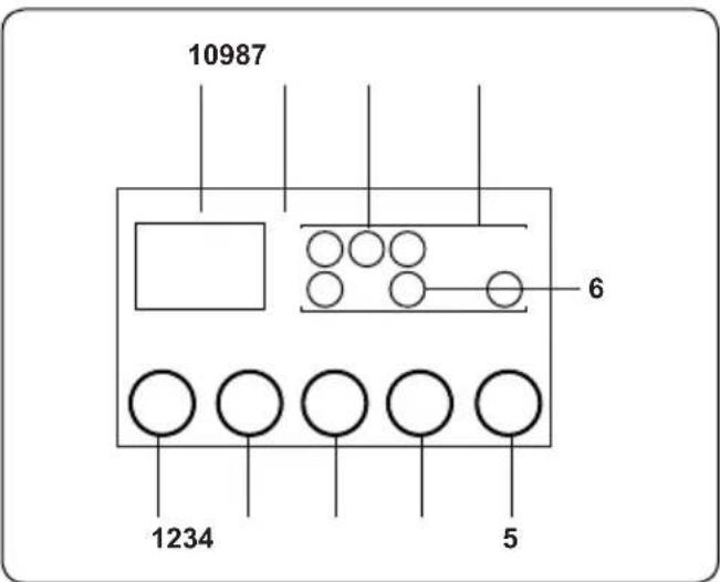 Romo RWF1471B - Elektronický displej - 1