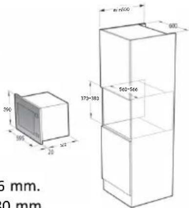 390 595 28 x/2 n n500 600 370-380 560-566 5 mm. 60 mm.