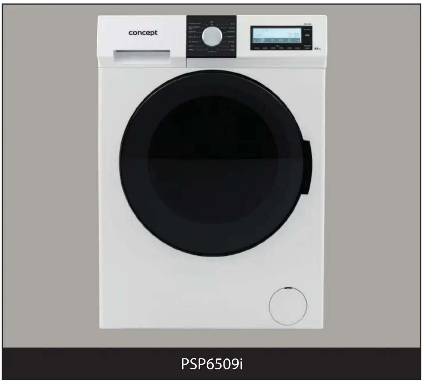 Concept PSP6509i - Pralko-suszarka / Instrukcja obsługi - 1