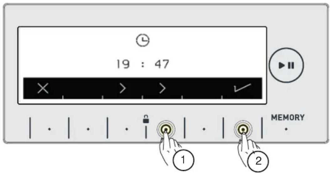 Concept PSP6509i - Current time setting - 2