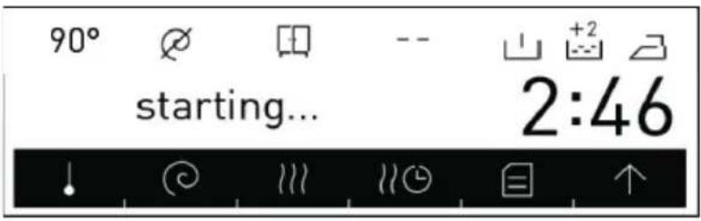 Concept PSP6509i - Start/Pause button Starting the programme - 1