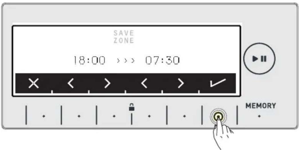 Concept PSP6509i - SAVE Eko laika iestatīšana ZONE (Ekonomiskā laika intervāls) - 2