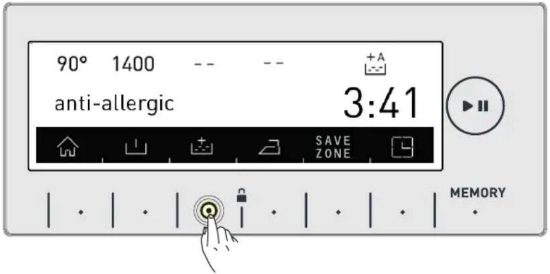 90° 1400 -- -- +A anti-allergic 3:41 SAVE ZONE MEMORY