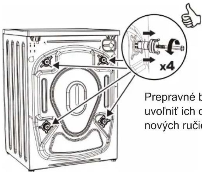 Prepravné b uvoľnit’ ich o nových ručić