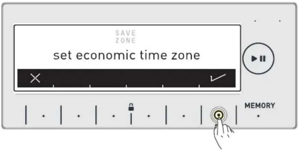 Concept PSP6509i - SAVE Eko laika iestatīšana ZONE (Ekonomiskā laika intervāls) - 1