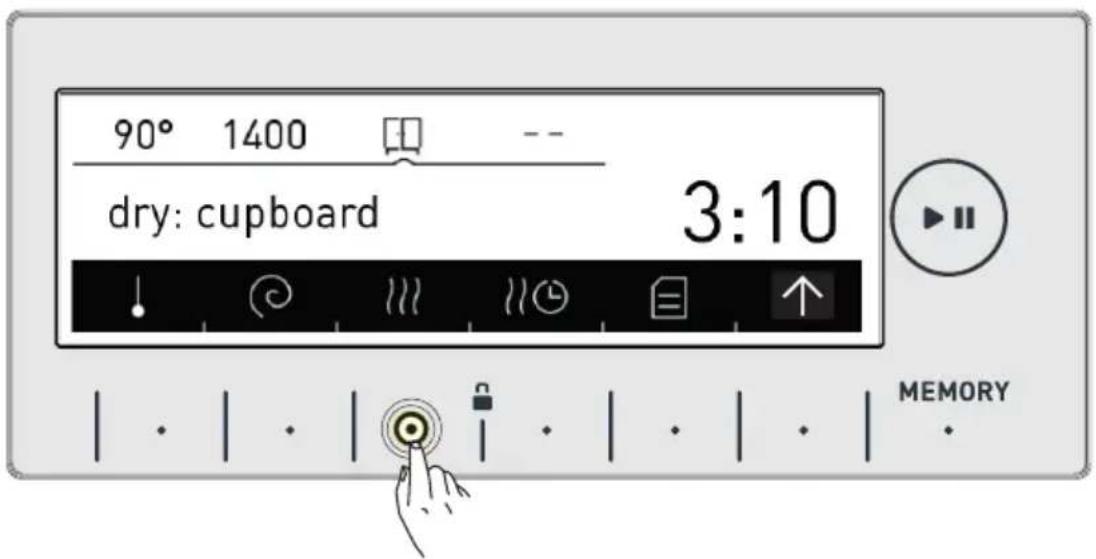 90° 1400 -- dry: cupboard 3:10 MEMORY