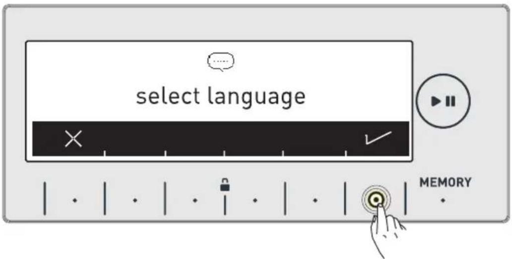 Concept PSP6509i - Language selection setting - 1
