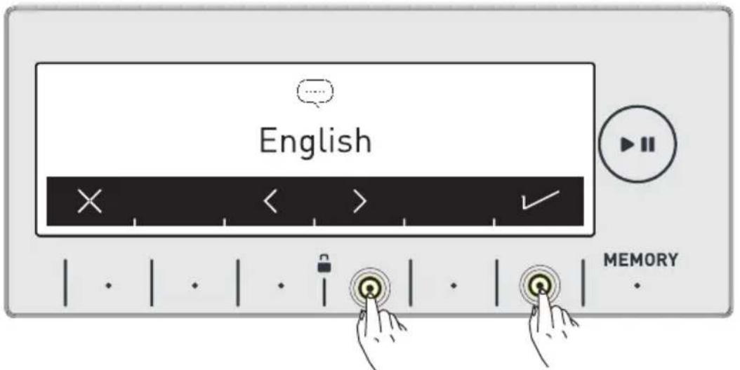Concept PSP6509i - Language selection setting - 2