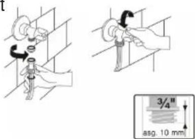 Concept PSP6509i - Water inlet connection - 3