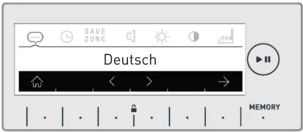 Concept PSP6509i - Language selection setting - 6