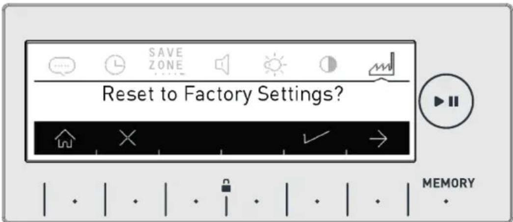 Concept PSP6509i - Revert to factory settings - 2
