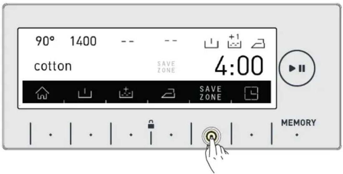 90° 1400 -- -- cotton SAVE ZONE 4:00 SAVE ZONE MEMORY