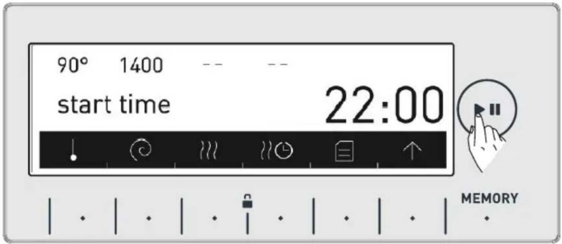 90° 1400 -- -- start time 22:00 ↓ ↓ ↓ ↓ ↓ ↑ MEMORY