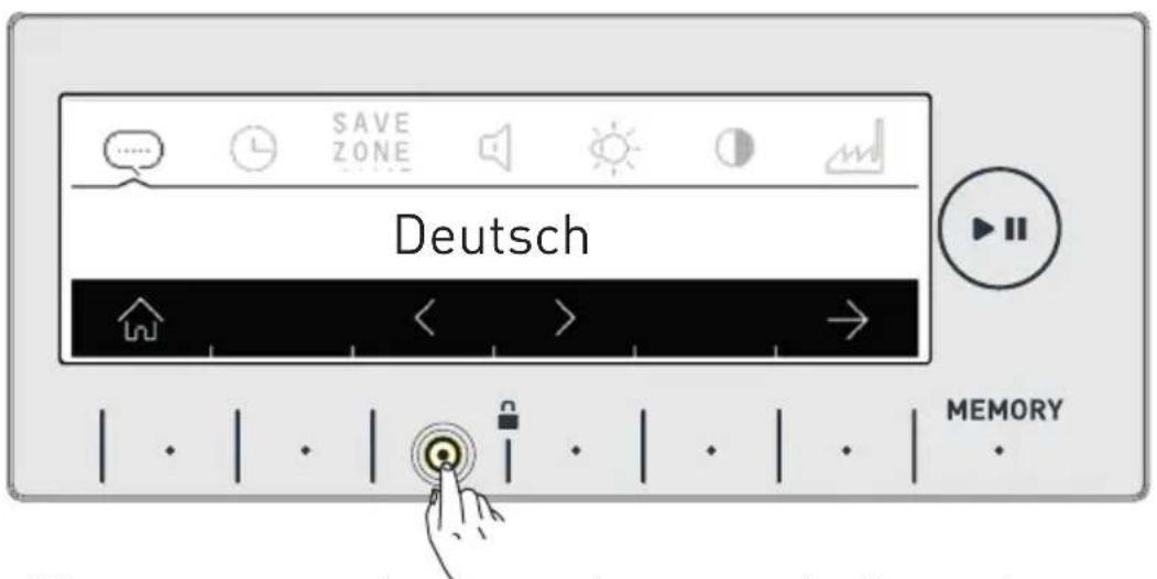 Concept PSP6509i - Language selection setting - 3