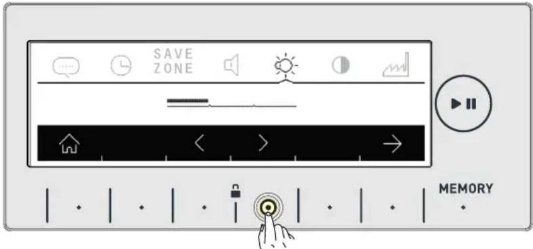 Concept PSP6509i - Screen brightness setting - 1