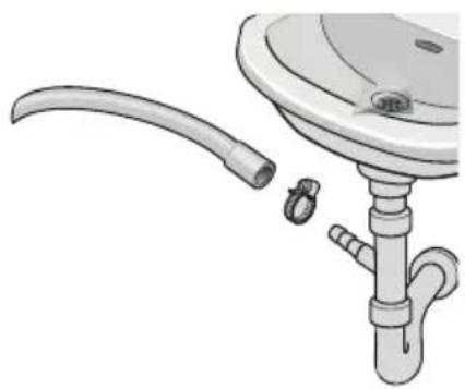 Concept PSP6509i - Pripojenie odtoku vody - 1