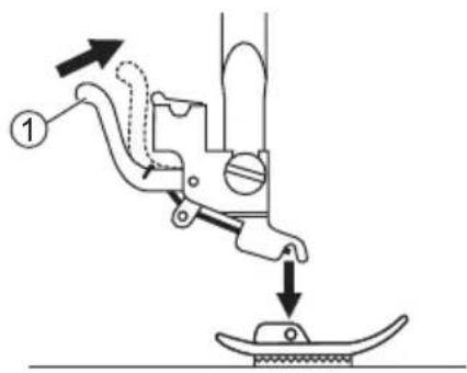 VERITAS Anna - Remove the presser foot - 1