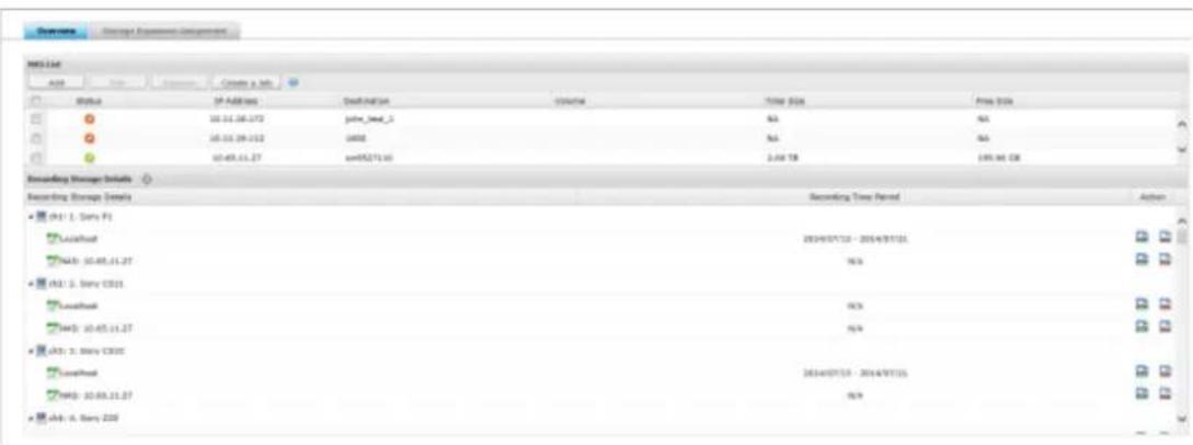 Database Storage Experiences (system) MS-14 SQL Status IP ADDRESS Description Volume Total Size Free Size Status 0 10.31.28.175 join_key_3 NA NA NA 0 10.31.29.112 ORR NA NA 0 10.45.11.27 add527110 2.06 TB 195.94 GB Recording Manager Details Recording Group Details Recording Time Period Active (01) 1…