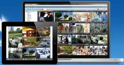 Screenshot of a video editing interface displaying multiple video thumbnails on a tablet, with Chinese text labels visible.