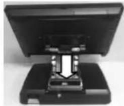 Posiflex XT-4015 - CABLE PASSAGE FROM BOTTOM For Gen 7&8 Base - 5