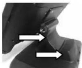 Posiflex XT-4015 - CABLE PASSAGE FROM BOTTOM For Gen 7&8 Base - 4